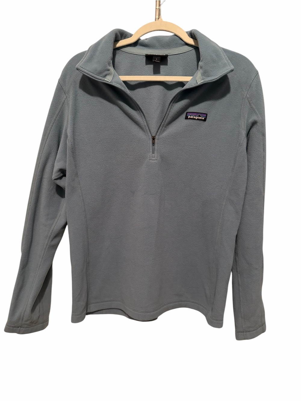 Patagonia Upwell Blue Women's Quarter-Zip Fleece Pullover